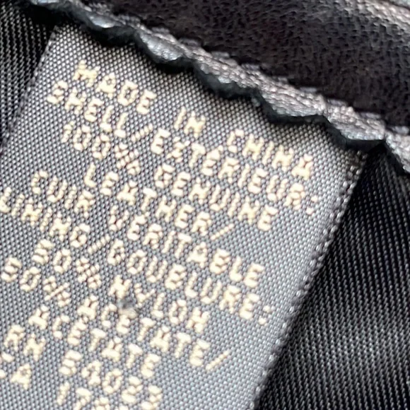 Banana Republic Leather Stitch Detail Moto Blazer/Jacket fit XS - Picture 8 of 17